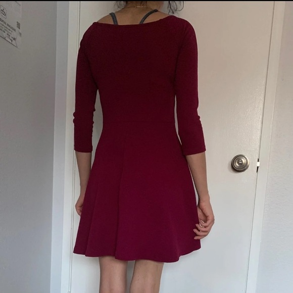 New Burgundy Dress - Picture 2 of 8